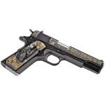 Colt Government 1911 38 Super Aztec Empire w/ Engraved Knife 1 of 500 TALO O1911C-38AZT - View 11