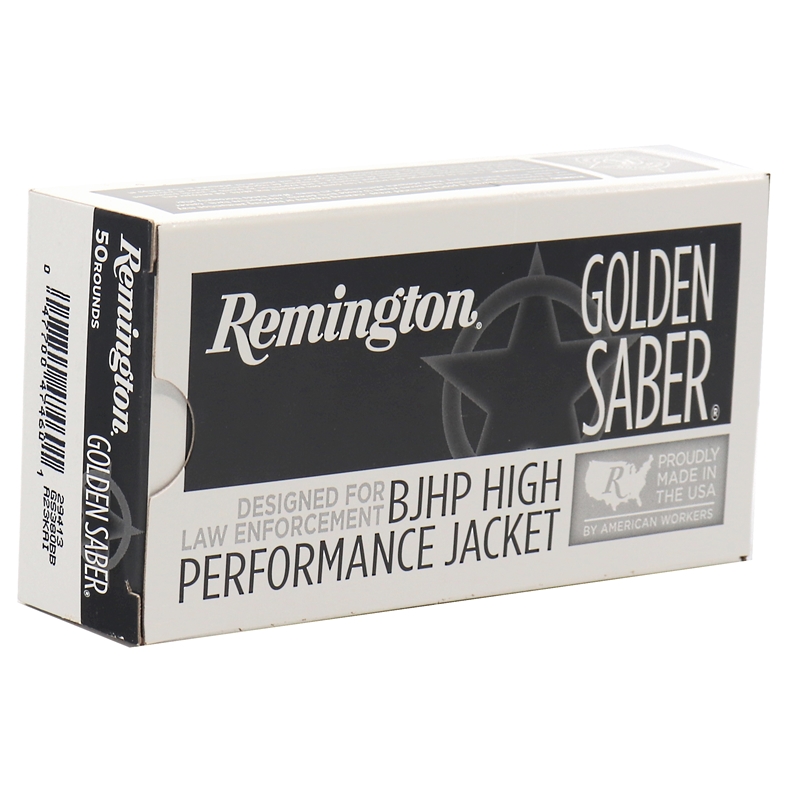 Remington Golden Saber 380 Auto 102 grain Hollow Point Box of 50 Rounds GS380BB