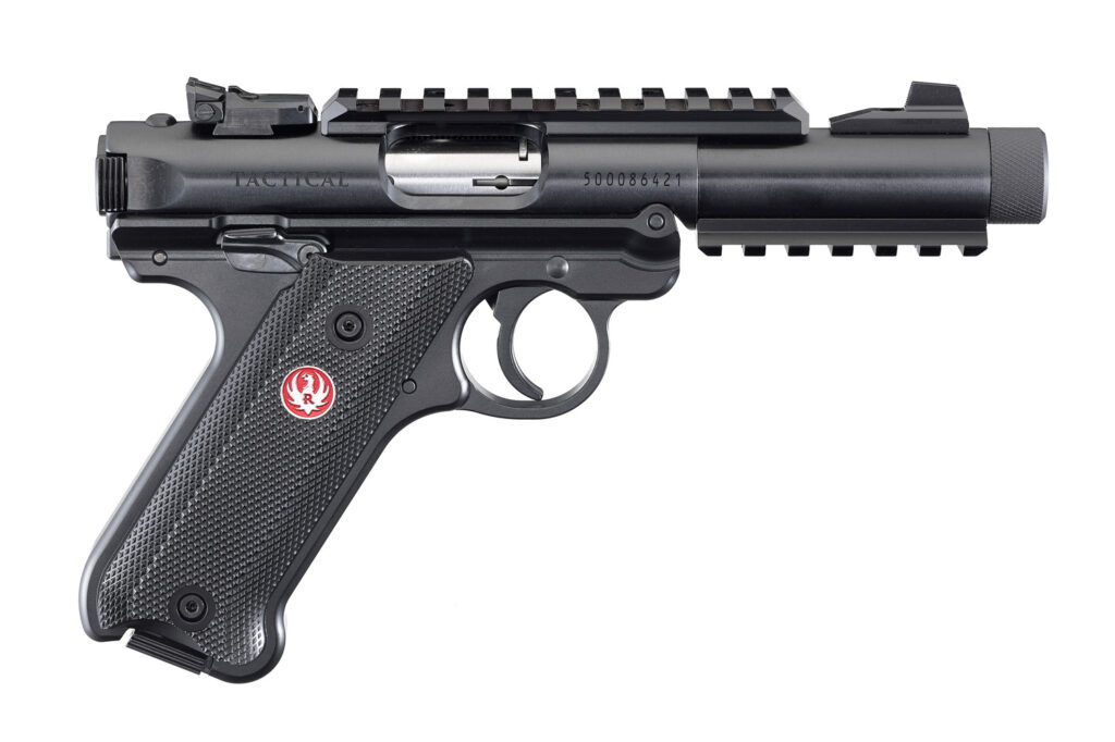 Used Ruger Mark IV Tactical 22 LR 5- Magazines Holosun 507Comp Volquartsen Trigger 40150 MK