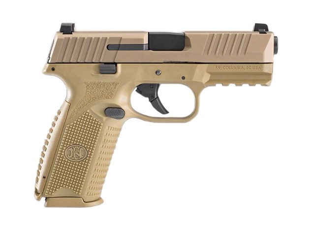 FN 509 9mm Optics-Ready Pistol – FDE w/ Vortex Viper Red Dot