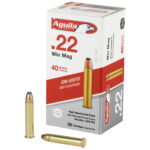 Aguila Silver Eagle 22 Win Mag Ammo 40 grain Semi-Jacketed Soft Point Box of 50 Rounds 1B222401 - View 1