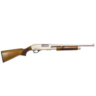 GForce Arms GF3P 12 Gauge Pump Action 4+1 Nickel GF3PNW1220