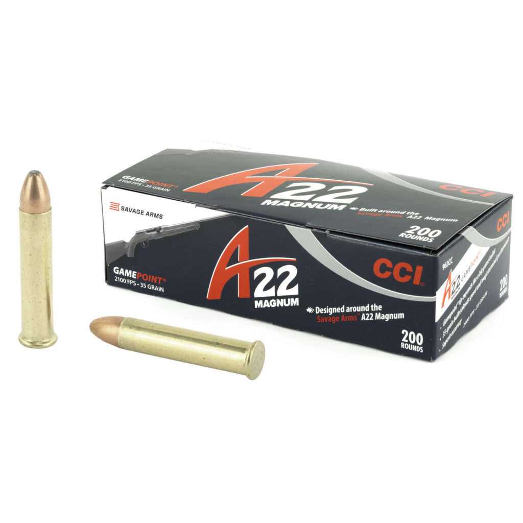 CCI A22 22 Win Mag Ammo 35 grain Soft Point 200 Rounds 963CC