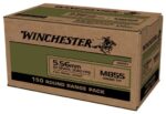 Winchester 5.56×45 Ammo 62 grain M855 Green Tip FMJ Case of 600 Rounds WM855150 - View 2
