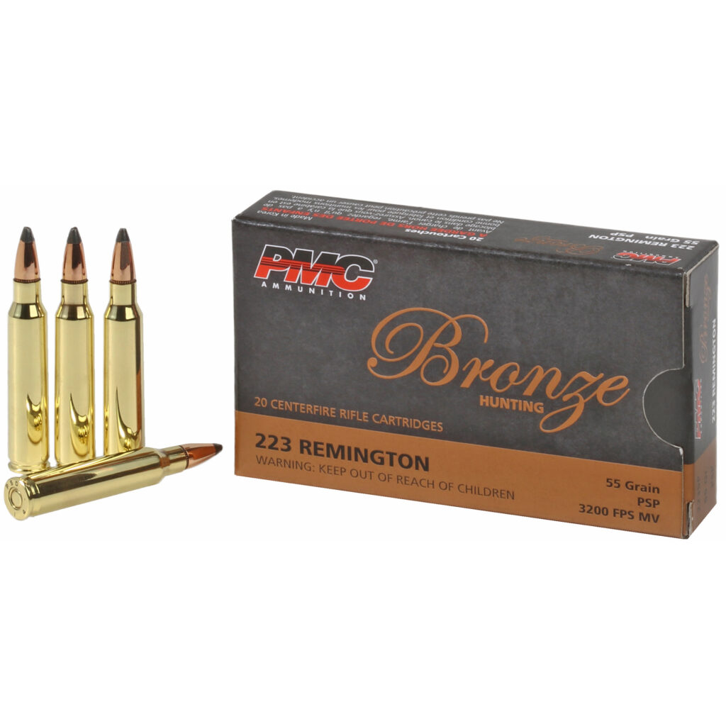 PMC 223 Remington Ammo 55 grain Pointed Soft Point Case of 800 Rounds 223SP