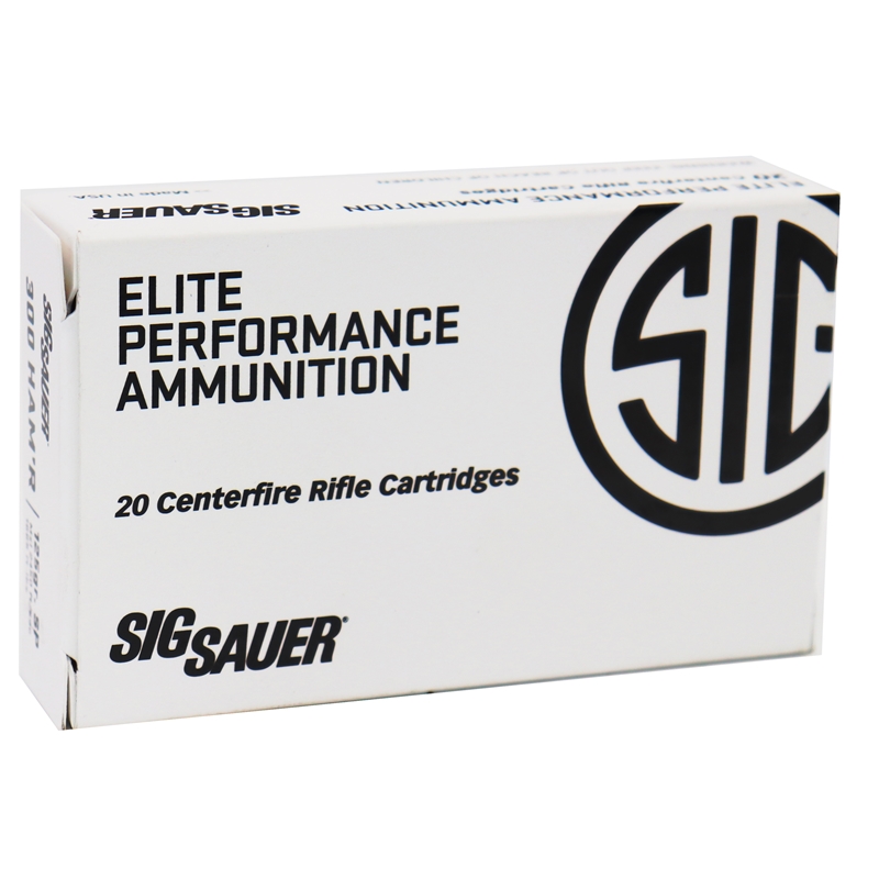 Sig Sauer Elite Performance 300 HAM’R Ammo 125 grain Soft Point 140 Rounds (7-20 rd boxes) E300HAMRPH1-20