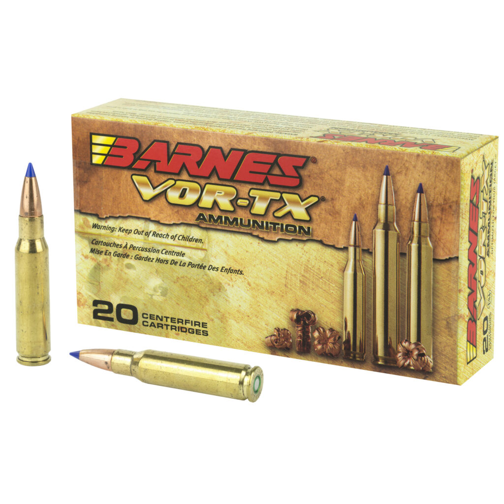 Barnes VOR-TX 308 Winchester Ammo 130 grain TTSX BT Case of 200 Rounds Bulk BB308W3