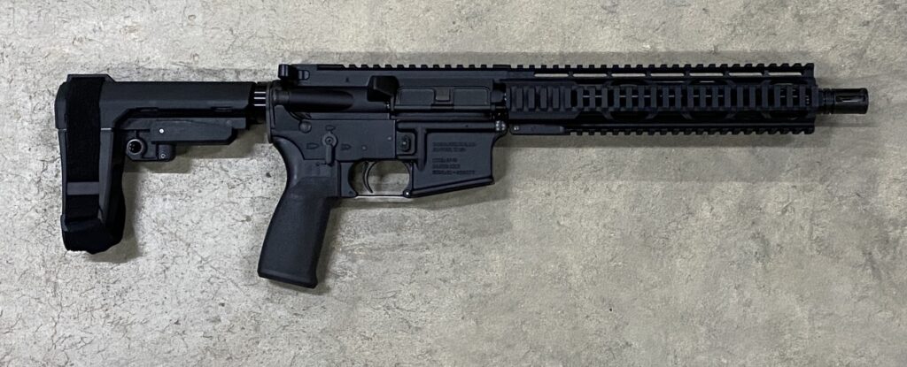 Radical RF-15 556 Nato AR Pistol SBA3 Brace FP10.5-5.56M4-10FQR-SBA3
