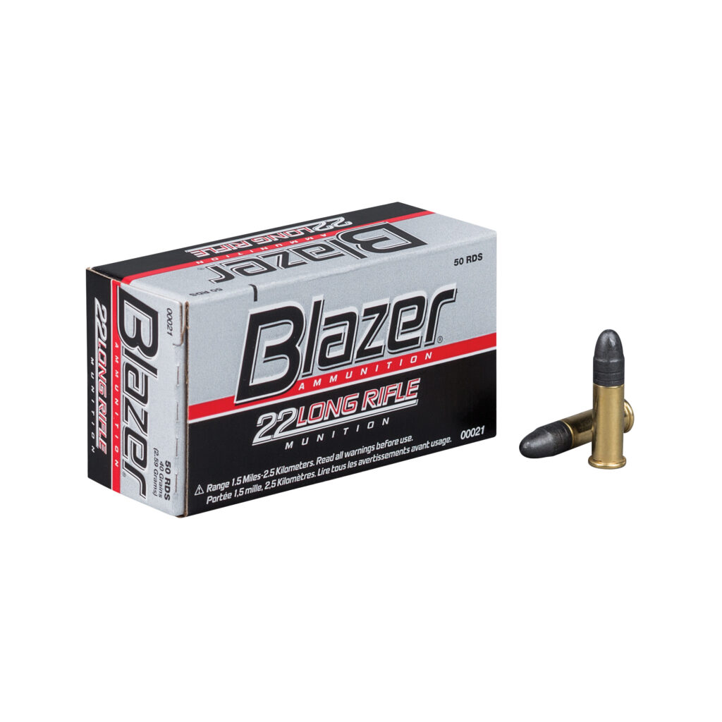 CCI Blazer 22 LR Ammo 40 grain Lead Round Nose Box of 500 Rounds 0021