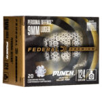 Federal Premium Punch 9mm Luger Ammo 124 grain Hollow Point Case of 200 Rounds Bulk PD9P1 - View 3