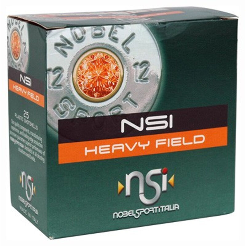 Nobel Sport Italia Heavy Field 20 GA 2-3/4″ 1 oz #8 Shot Case of 250 Rounds / Shells Bulk Ammo ANSH208