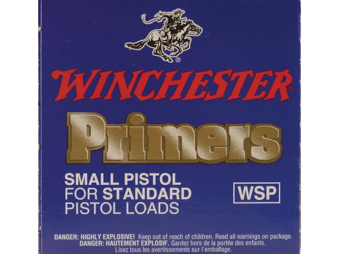 Winchester Small Pistol Primers Box of 1000 WSP