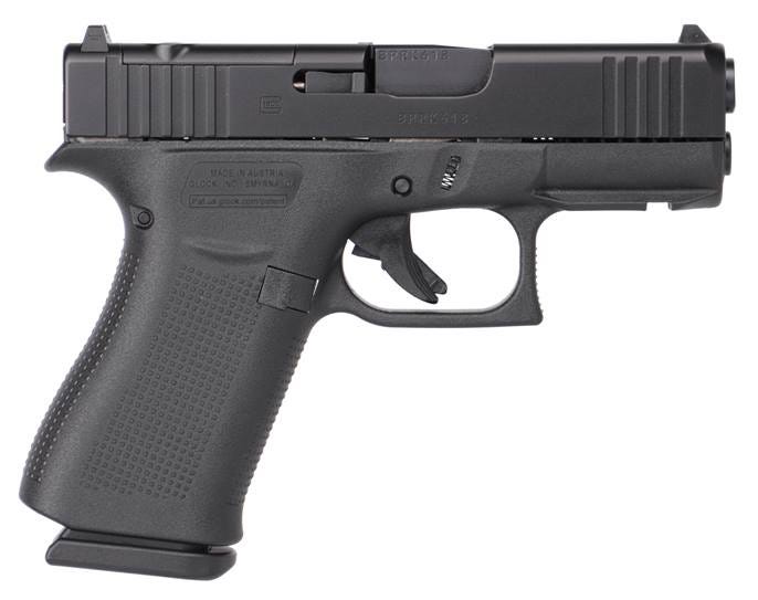 Glock 43X 9mm MOS Optics Ready 10 Round Capacity W/ Rail UX4350201FRMOS