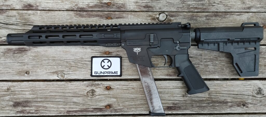 Freedom Ordnance FX-9 9mm Pistol  AR9– 10″ Barrel, M-LOK Handguard, Glock-Mag Compatible