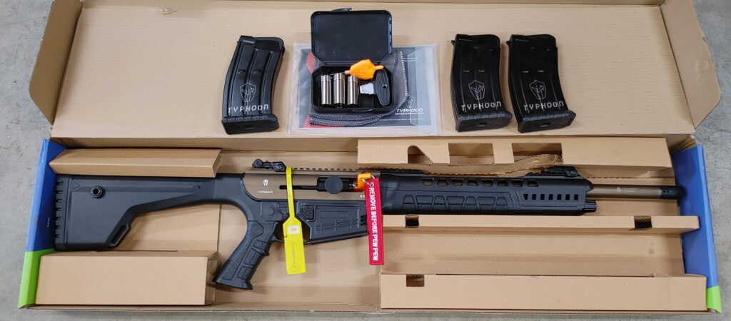 Typhoon XII X12 Tactical Shotgun Black/Bronze 12 GA 3″ 18.5″ AR-12 X120801B