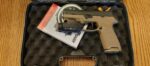 Used Sig Sauer P320 Carry 9mm Coyote Tan/Black w/ Crimson Trace Light - View 1