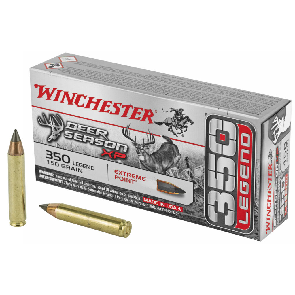 Winchester Deer Season XP 350 Legend Ammo 150 grain Polymer Tip Case of 200 Rounds Bulk X350DS