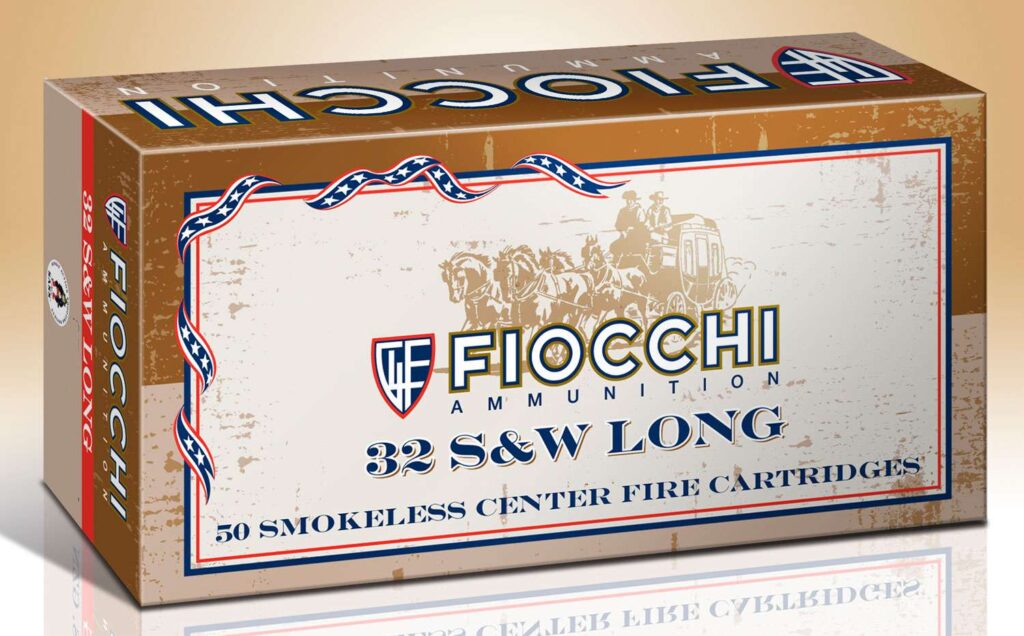 Fiocchi Classic Loads 32 S&W Long Ammo 97 grain FMJ Box of 50 Rounds 32SWLA