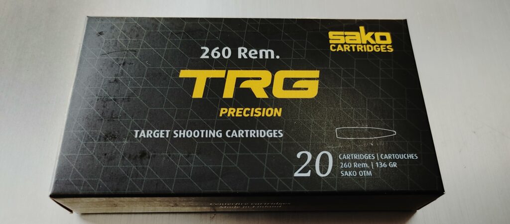 Sako TRG Precision 260 Rem Ammo 136 grain Open Tip Match Box of 20 Rounds C66160HSA10X