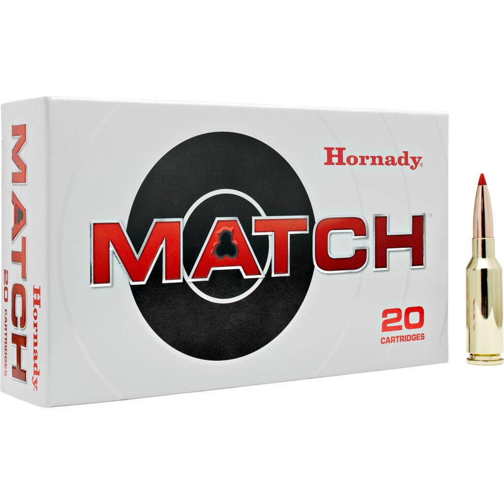 Hornady Match 6mm ARC Ammo 108 grain Tipped Case of 200 Rounds Bulk 81608