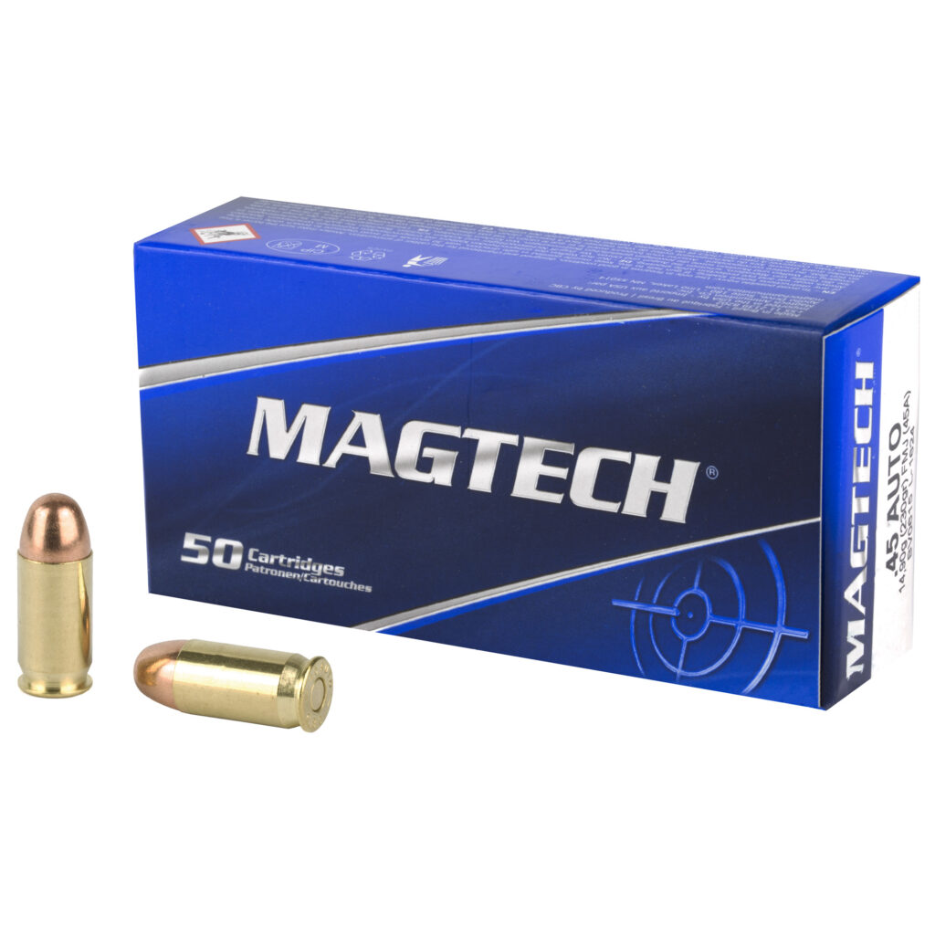 Magtech 45 Auto / ACP Ammo 230 grain FMJ Case of 1000 Rounds Bulk 45A