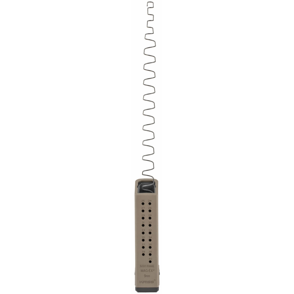 Kriss Vector Mags USA MAGEX2 FDE 9mm Luger Kit for Glock 17 Magazines 40 rd Capacity KVA-MX2K90FD00