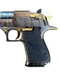 Used, like new Magnum Research Desert Eagle 50 AE Gold Tiger Stripe DE50TG-TS - View 5