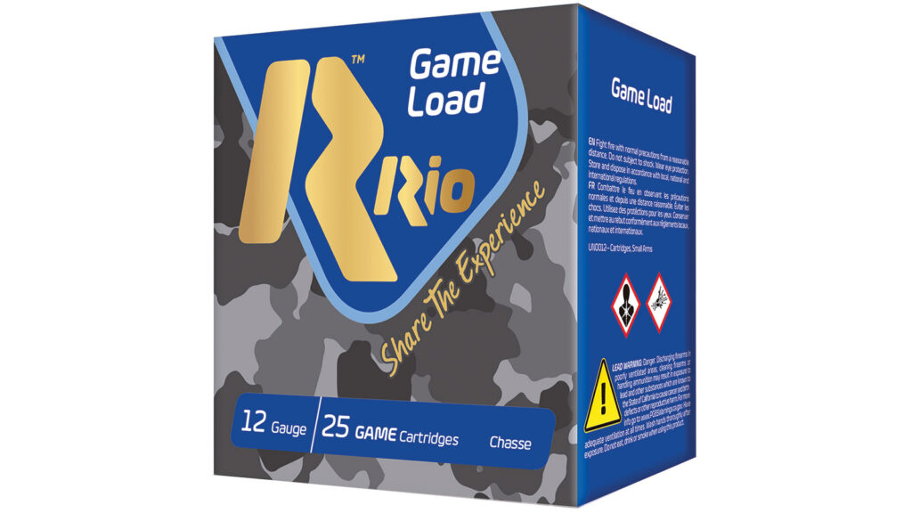 Rio Game Load 12 GA Ammo 2-3/4″ 1-1/4 oz #8 Shot Case of 250 Rounds / Shells Bulk TG368