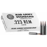 Red Army Standard 223 Remington Ammo 55 grain FMJ Case of 1000 Rounds AM3089 (Steel Case) - View 1