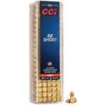 CCI 22 Short Ammo 29 grain Plated Round Nose 500 Rounds (5-100 rd boxes) 0027 - View 2