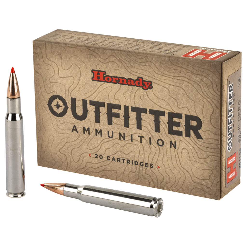 Hornady Outfitter 30-06 Springfield Ammo 180 grain GMX Tipped Case of 200 Rounds Bulk 81164