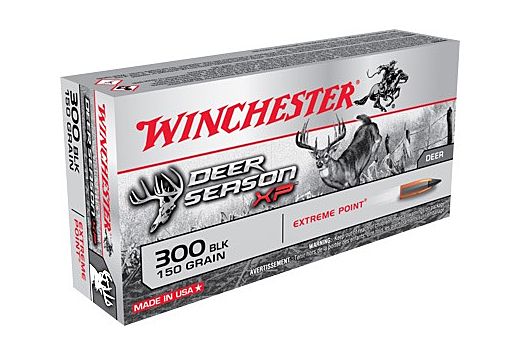 Winchester Deer Season XP 300 Blackout Ammo 150 grain Extreme Point Polymer Tip Case of 200 Rounds X300BLKDS