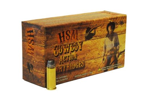 HSM Cowboy Action 44 Special Ammo 240 grain Lead Semi-Wadcutter Case of 500 Rounds HSM-44S-1-N-C