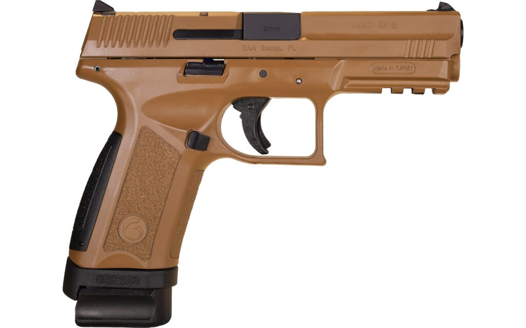 EAA Girsan MC9 9mm Davidson’s Dark Earth 19 Round Capacity 390348