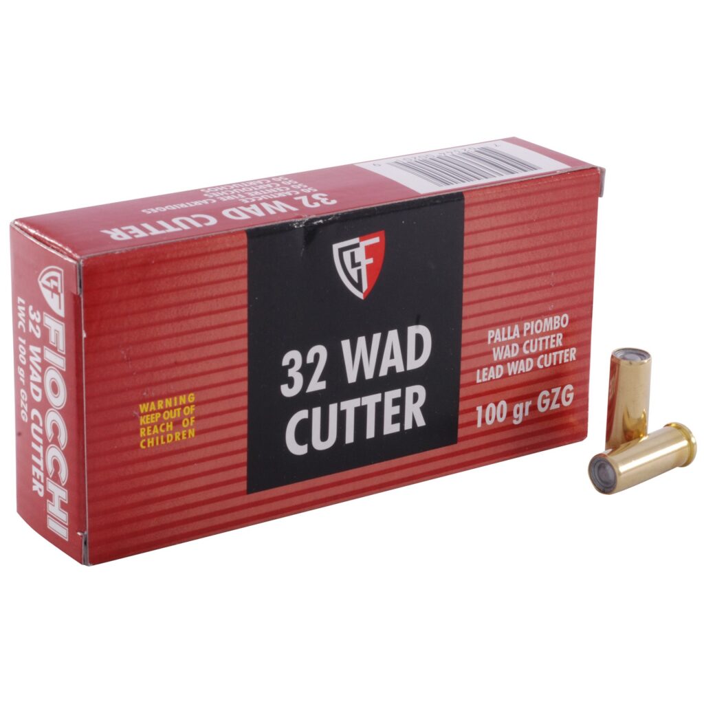 Fiocchi Classic Line 32 S&W Long Ammo 100 grain Lead Wad Cutter 500 Rounds (10-50 rd boxes) 32LA