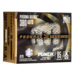 Federal Premium Punch 380 Auto / ACP Ammo 85 grain JHP Box of 20 Rounds PD380P1 - View 1
