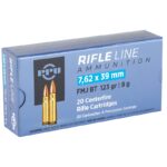 Prvi Partizan PPU 7.62×39 Ammo 123 grain FMJ Box of 20 Rounds PP76239F (Brass Case) - View 2