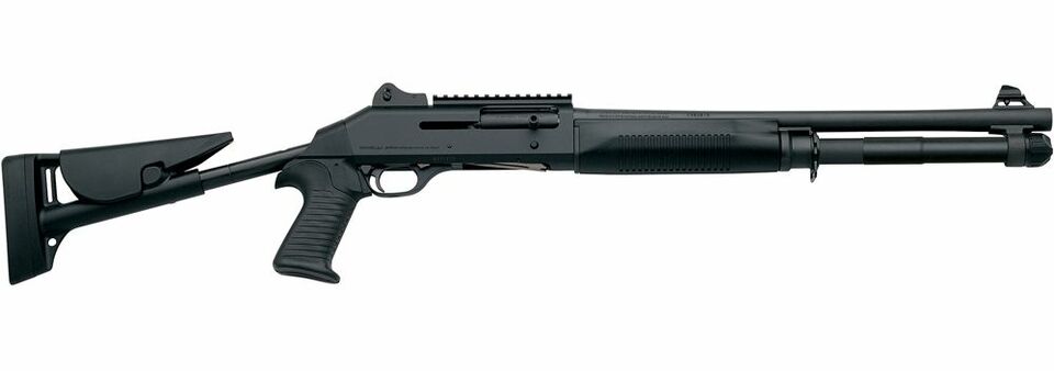 Used Benelli M4 Tactical 12 GA 3 Pos. Stock Ghost Ring Sight 7+1 GGG Picatinny Mount 11721