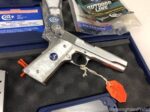 Used Colt Government 1911 38 Super Bright Stainless Steel Engraved O2091 - View 3