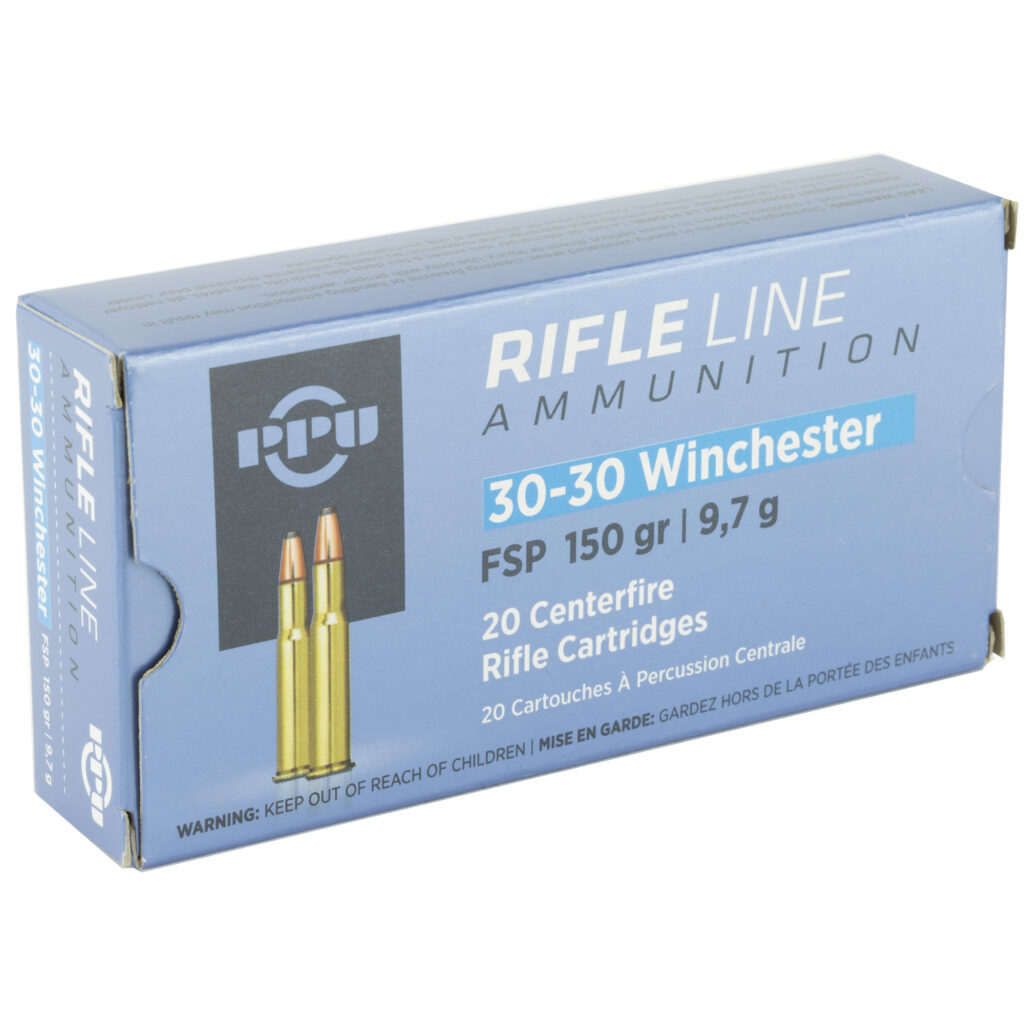 Prvi Partizan PPU Rifle Line 30-30 Winchester Ammo 150 grain Flat Soft Point Box of 20 Rounds PP30301