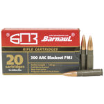 Barnaul 300 Blackout Ammo 145 grain FMJ Box of 20 Rounds (Steel Case) - View 2
