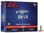 CCI AR Tactical 22 LR Ammo 40 grain Plated Round Nose Box of 300 Rounds 956 - View 2