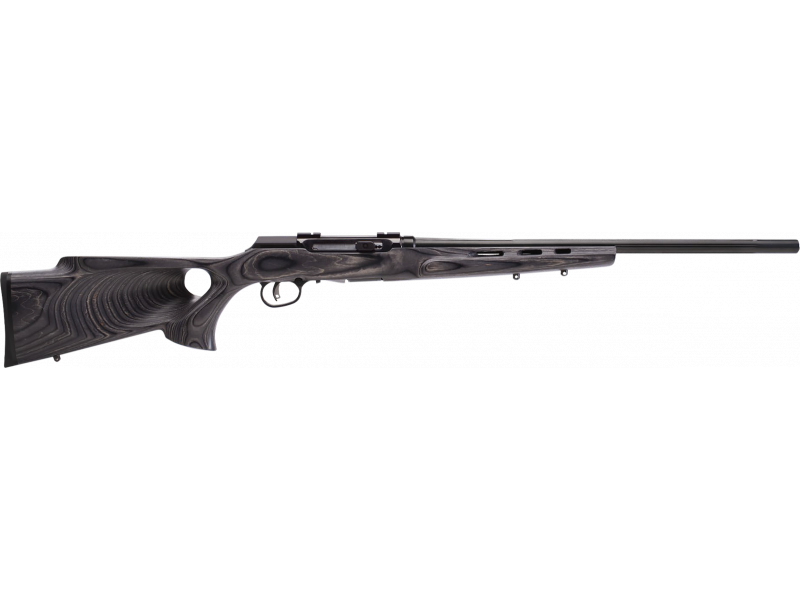 Savage A17 Target 17 WSM 22″ Barrel Black Laminate Thumbhole Stock 47800