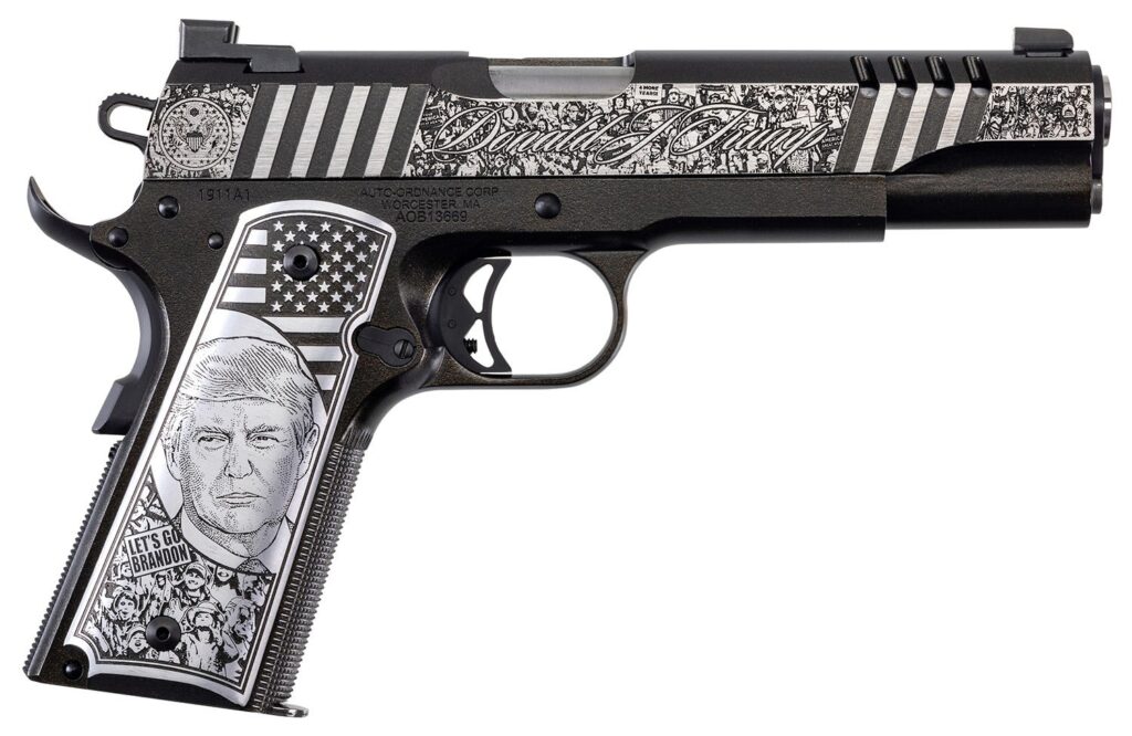 Auto Ordnance 1911 Trump Rally Cry 45 ACP Engraved MAGA 1911TCAC12N