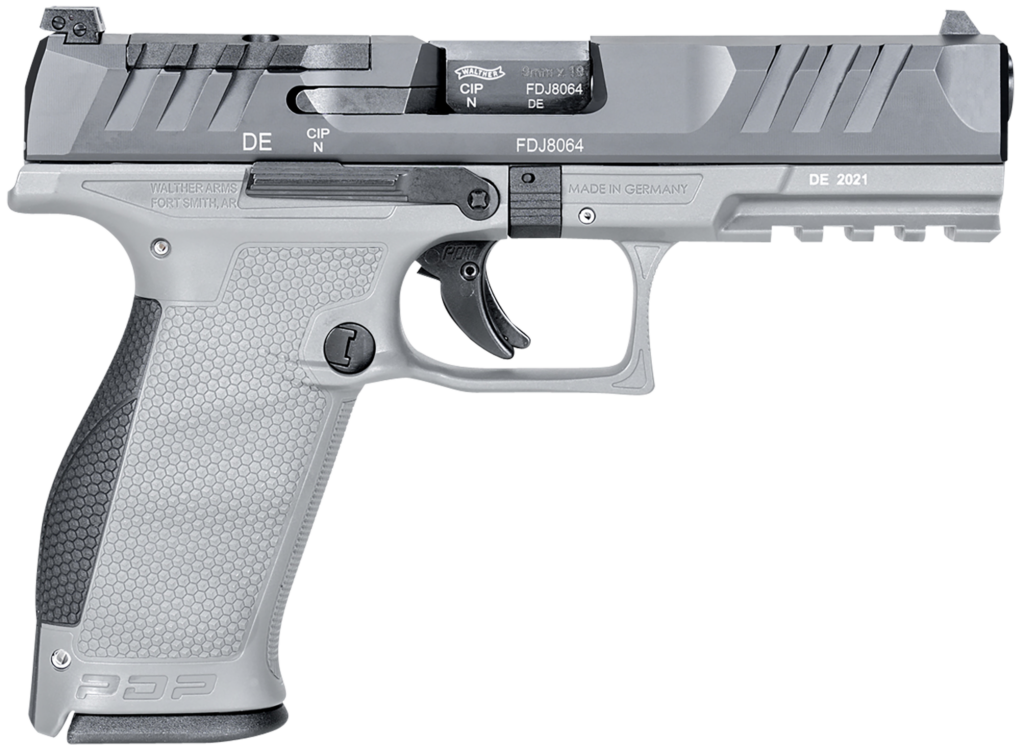 Walther PDP Optic Ready Full Size 9mm 18 Round Capacity Gray 2858371
