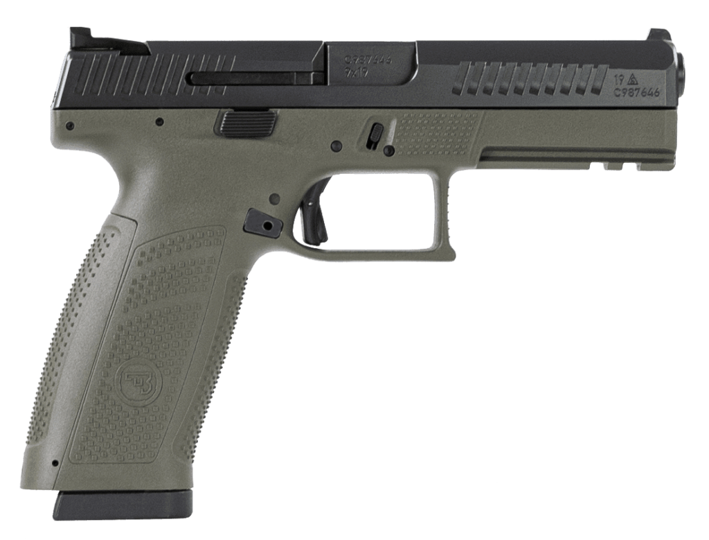 CZ USA P-10F 9mm OD Green 19 Round Capacity 4.5″ Barrel P10 F Fullsize 89545