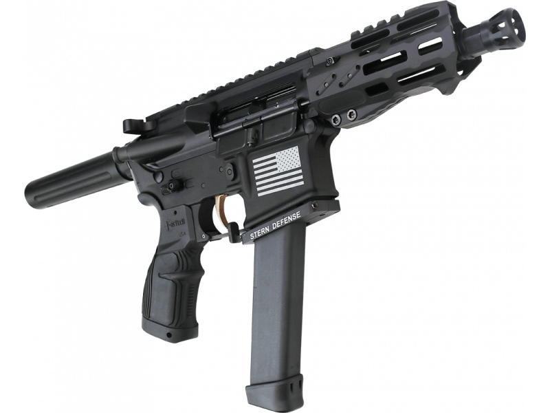 Fostech Tech-15AR-15 9mm Pistol 4.5″ Barrel Echo ARII Trigger- 8156-BLK-9MM-6230-4150 Bulldog