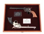 Colt SAA 45 & Frontier Six Shooter .44-40 “1873 PEACEMAKER CENTENNIAL 1973” Case - View 1