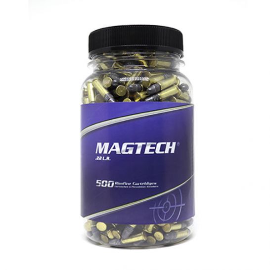 Magtech 22 LR Ammo 40 grain Lead Round Nose 5000 Rounds (10-500 rd bottles) 22B