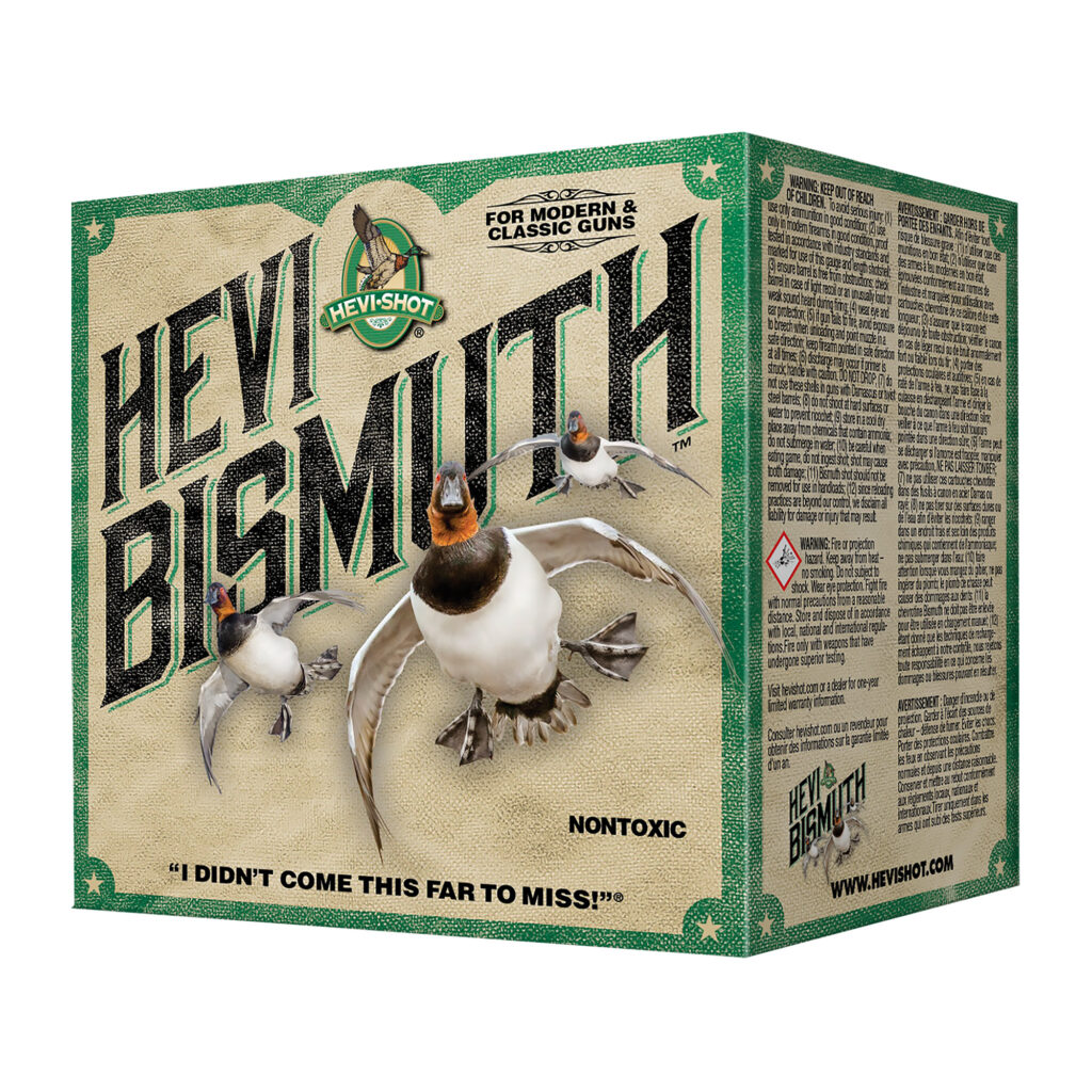 Hevi-Shot Hevi-Bismuth 12 GA Ammo 3″ 1-3/8 oz #6 Non-Toxic Shot Case of 250 Rounds HS14006